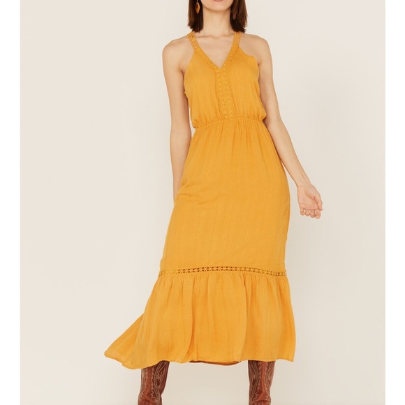 Molly Bracken Mustard Maxi Dress - Picture 1 of 6